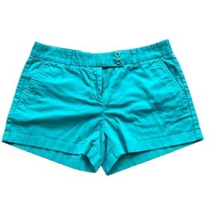 Vineyard Vines Women’s Size 10 Green Chino Shorts Cotton Stretch Classic Preppy